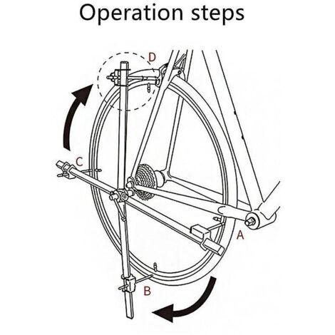 Correcteur de crochet de queue pour dérailleur arrière de vélo de route, jauge d'alignement de cintre de dérailleur arrière en acier inoxydable multifonction
