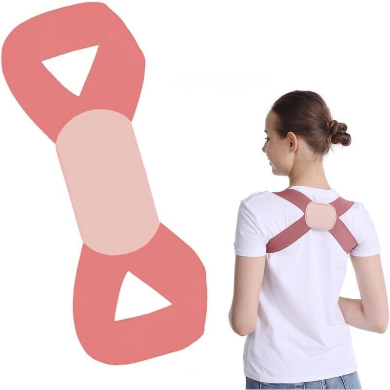 Correcteur de Dos, Correction des épaules assises, Support supérieur réglable du Dos, entraîneur de Correction de Posture pour Adultes et Enfants,