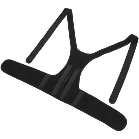 Correcteur de Dos Respirant et Ajustable pour Homme et Femme - Noir