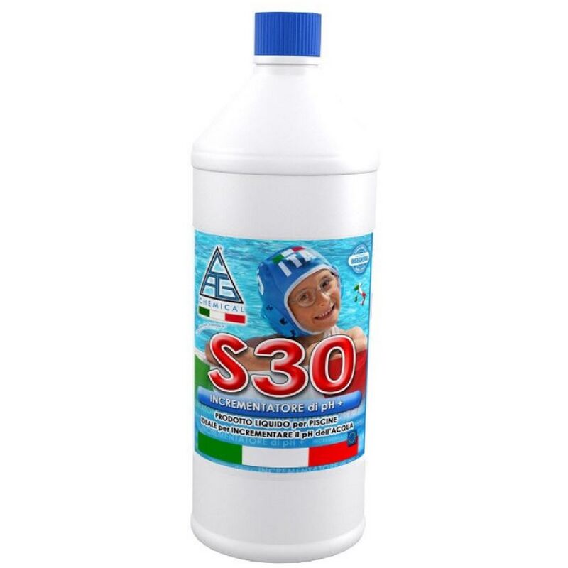 Correcteur de pH pour piscine S30 1 l pour e'lever le pH de l'eau de piscine