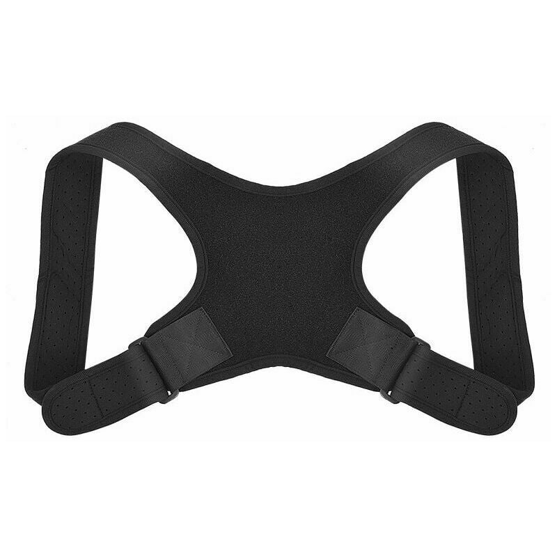 Correcteur de posture dos - ceinture dorsale - redresse dos correcteur de posture - maintien dos-Soutien pour le haut du dos, une pièce, noir,Fonepro