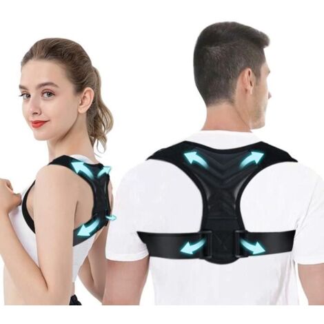 Correcteur De Posture Dos, Ceinture Dorsale Réglable Pour Maintien Dos Droit, Soutien La Colonne Vertébrale Et Le