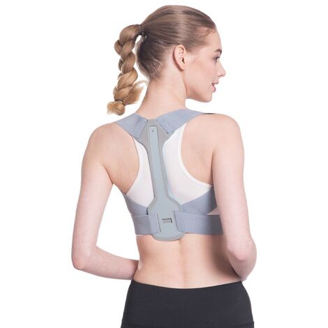 Correcteur de Posture Dos Posture Correcteur Réglable Idéal pour Soulager Les Douleurs Dorsales, Thoraciques, Cou et Épaules - pour Hommes Femmes et Adolescents Lavable et Ajustable -S 56Vingt