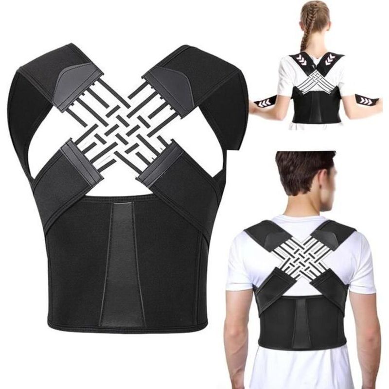 Correcteur de posture dos redresse pour homme et femme -