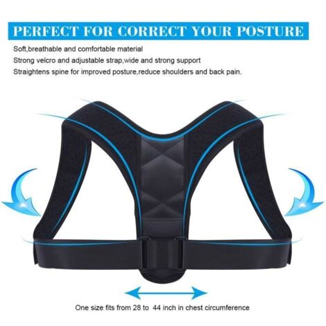 Correcteur de posture Dos Réglable par Orthèse de maintien pour Colonne Vertébrale ABI