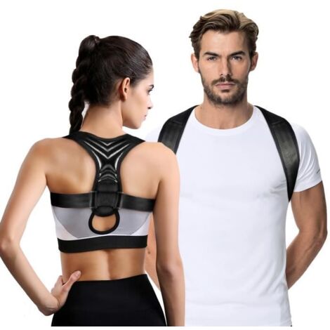 Correcteur De Posture, iThrough Correcteur De Posture Dos,Correcteur de posture pour Hommes et Femmes de soutien du dos réglable