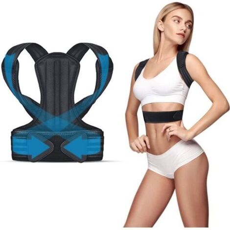 Correcteur de posture, iThrough haut du dos, épaule et soutien orthopédique Ceinture de posture réglable pour femmes, hommes