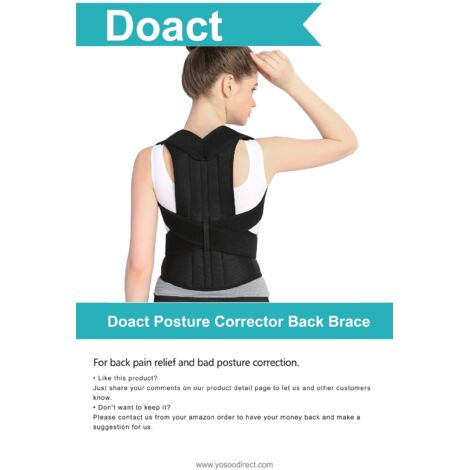 Correcteur de Posture pour Dos et Épaules, Soutien Lombaire Unisex