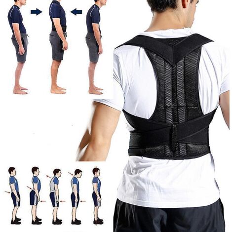 correcteur De Posture Pour Homme Et Femme Avec Harnais Lombaire Correcteur Posture Dos Soulager Les Douleurs Aux Paules, Au Cou Et Au Dos Contient