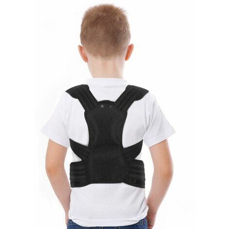 Correcteur de posture pour le dos des enfants, confortable, léger et réglable, soulage les douleurs au cou, aux épaules et au dos
