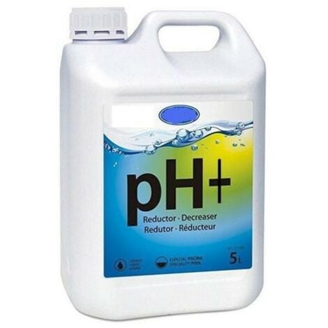 Corrector de pH para piscinas, botella de 5 litros PH PIU