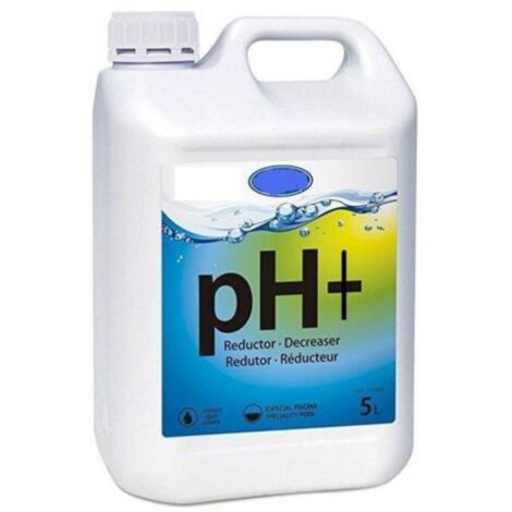 Corrector de pH para piscinas, botella de 5 litros PH PIU