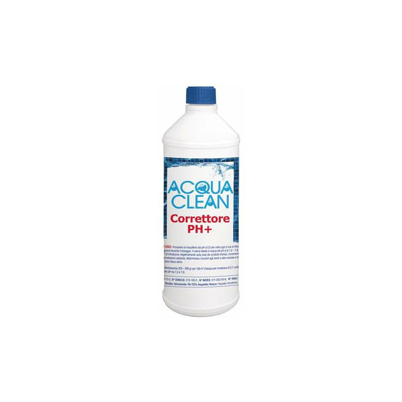 Correttore liquido ph+ per piscine 5Kg Acqua Clean