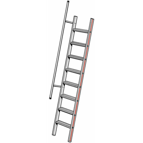 Corrimano di 3.75m per scala semplice - 51402