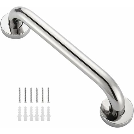 FORTUNEVILLE Corrimano di sicurezza per vasca da bagno in acciaio inossidabile addensato da 30 cm per vasca da bagno, doccia, WC, maniglione, corrimano di sicurezza per bagno