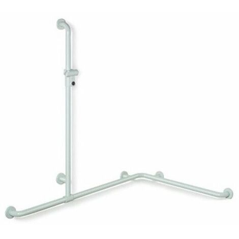 Corrimano doccia Hewi SERIE 801 perpendicolare 1,25 m wa 1185mm + 762mm ombra
