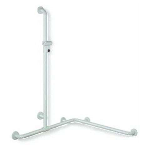 Corrimano doccia Hewi SERIE 801 perpendicolare 1250mm bianco
