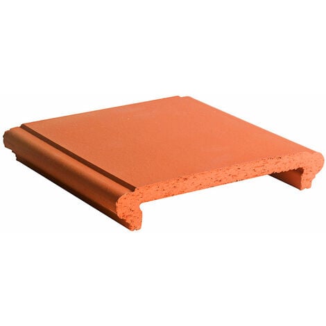 AUTRES Corrimano doppio toro rosato natura 12,5 x 25 x 1,6