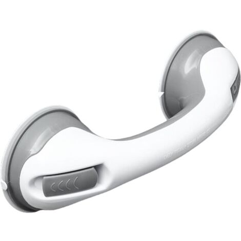 Corrimano per vasca e doccia con ventosa, maniglia di sicurezza ausiliaria per il bagno, grigio, 30 cm