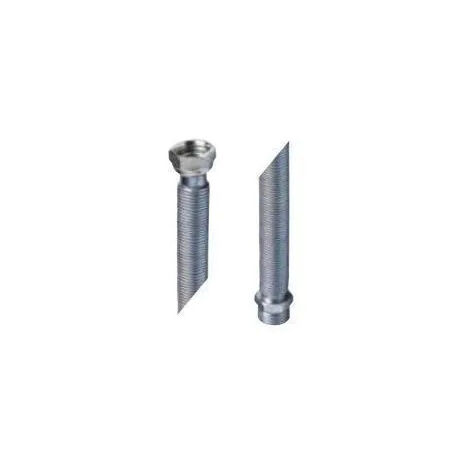 Corrugador de acero inoxidable 20x27 Macho Hembra 130 a 220 mm