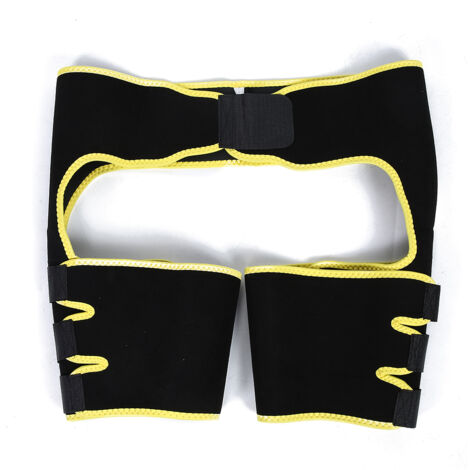 Corset minceur ajustable unisexe pour fitness et perte de poids - Jaune XXXL