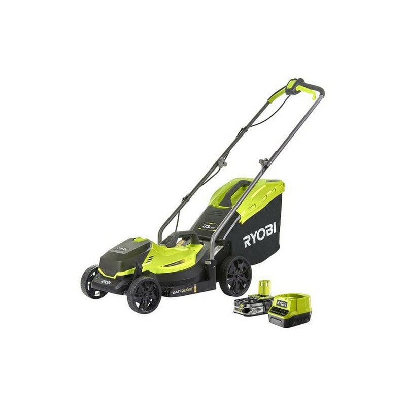 

Ryobi - Cortacésped de batería 18V One+ 2,5Ah Li-Ion 33cm - RLM18C33B25