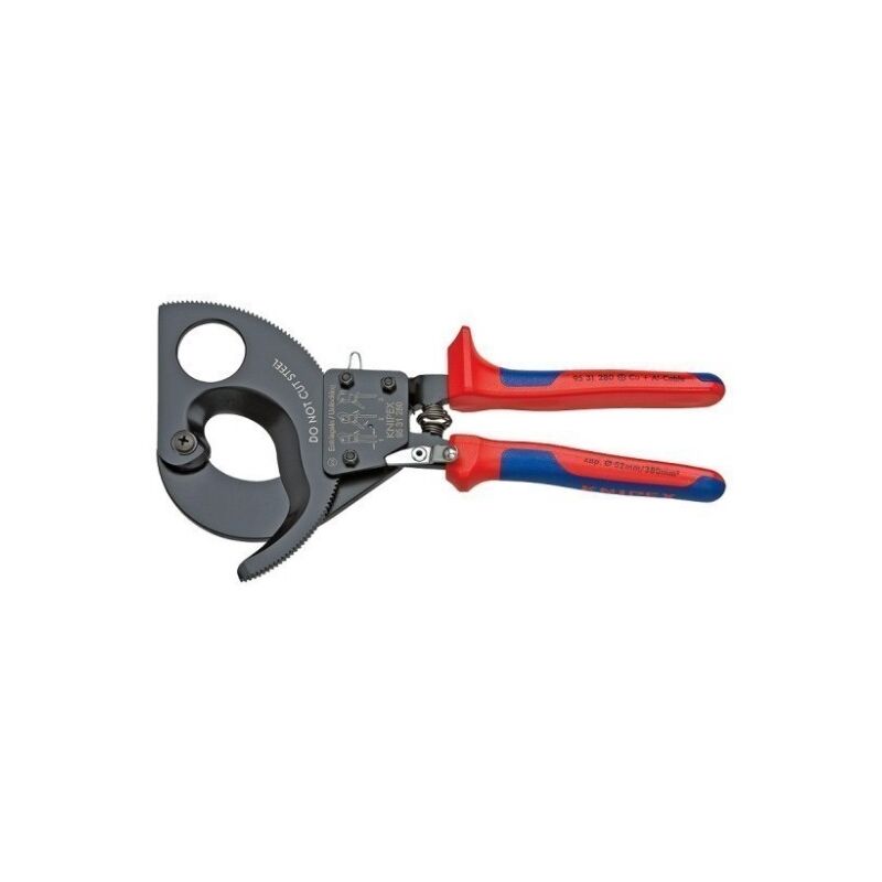 

KNIPEX 95 31 280 Cortacables (tipo carraca) con fundas en dos componentes 280 mm