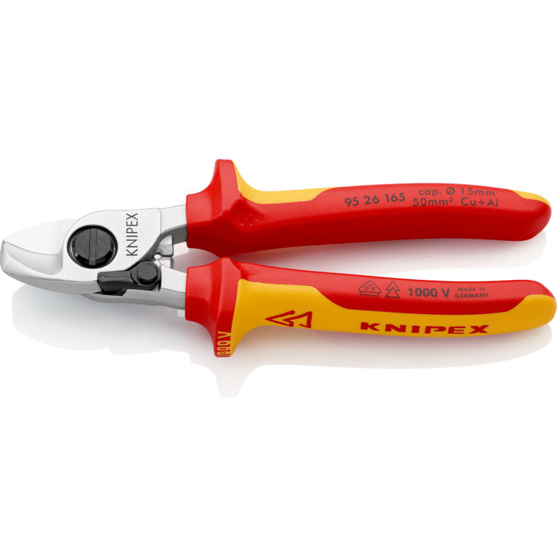 

Knipex - Cortacables Longitud 165 Mm Cabeza Cromada Vde Manguitos Mul