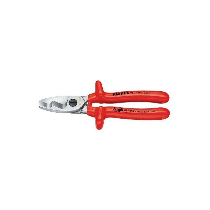 

Knipex - Cortacables Longitud 200 Mm Cabeza Cromada Vde Aislamiento P