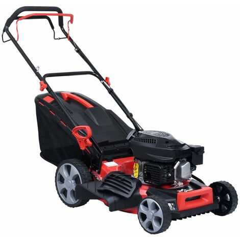  Cortacésped de gasolina 4 en 1 acero 46 cm 3,4 HP 