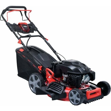  Cortacésped gasolina 4 en 1 arranque eléctrico acero 51cm 4,6HP 