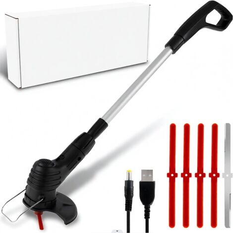 Cortacésped inalámbrico, envío gratuito, batería de iones de litio de 4 V y 2 Ah, herramienta para perfilar bordes, herramienta de jardinería