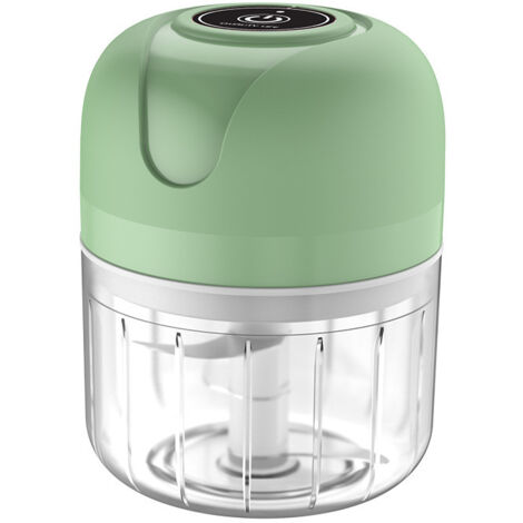 Cortador de ajos eléctrico, picador de carne USB, machacador de ajos, rallador de verduras duradero, utensilio de cocina, herramienta ecológica