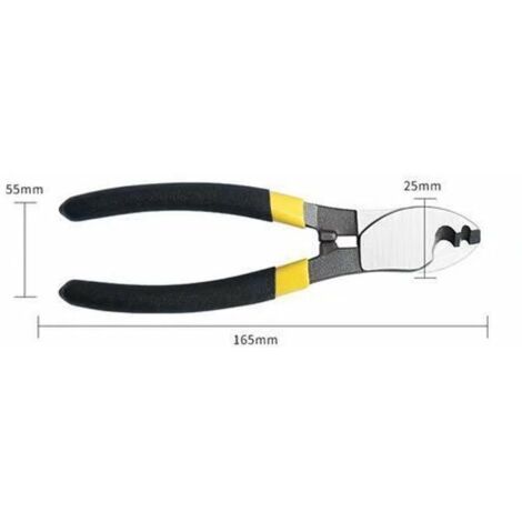 Cortador de cables, cortador de cables Betterlife de 150 mm con mordazas de sujeción para cables de aluminio y cobre (1 pieza)