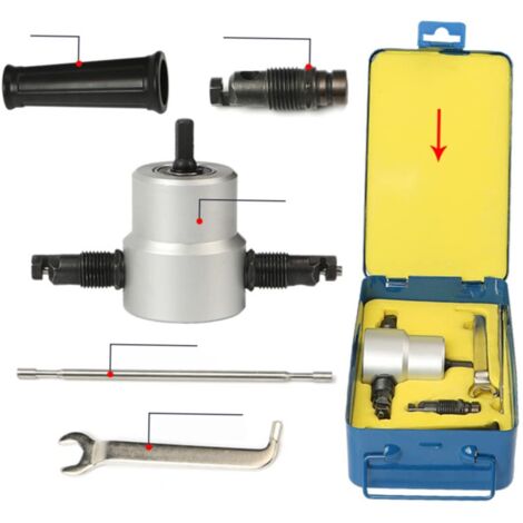 Cortador de chapa metálica para metal, aluminio, hierro, plástico y madera - Herramienta de corte sin herramientas para reparaciones y diversas aplicaciones