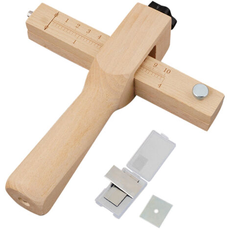 Cortador de correas de cuero ajustable, herramienta para cortar cinturones de cuero, cortador de tiras de cuero de madera, herramientas manuales para trabajar el cuero DIT