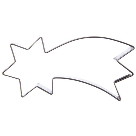 Cortador de galletas de acero, forma de flor de Pascua, 10 cm