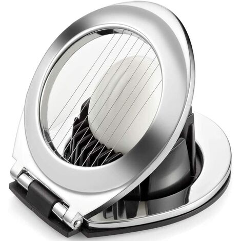 Cortador De Huevos De Acero Inoxidable, Cortador De Huevos Duros, Cortador De Huevos Profesional, Cortador De Huevos Duros 3 En 1, Utilizado Para Cortar Huevos, Plátanos Y Fresas - Herramienta De Coci