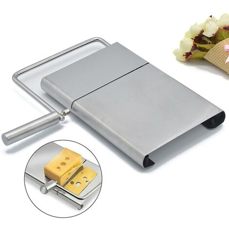 Cortador de queso de acero inoxidable, cortador de alimentos para mantequilla, cortador de jamón, herramientas de cocina