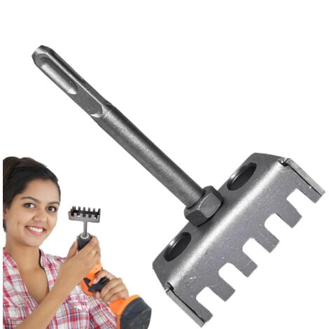 Cortador de ranuras cuadradas  Herramienta oscilante para cortar orificios en placas de yeso - Broca cuadrada de acero inoxidable, sierra de corte para cerramientos y trabajos eléctricos en madera