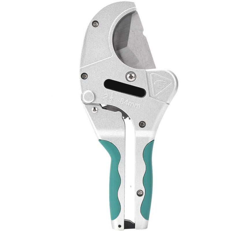 Cortador de tubos de 2-1/2 pulgadas y 64 mm, tijeras para cortar tubos para tubos de PVC, tubos de PP, tubos de PU y tubos de PE