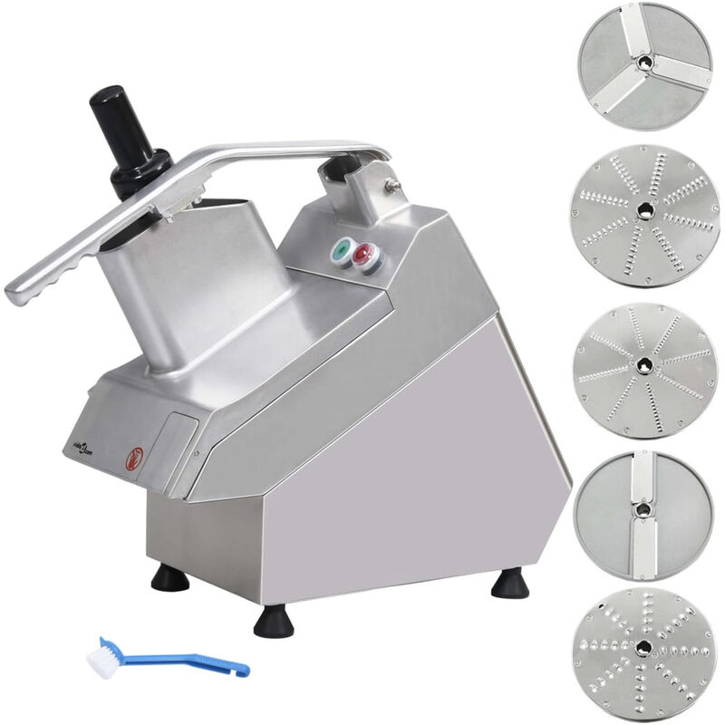 

Cortador de verduras gastro 5 cuchillas acero inoxidable 550 W