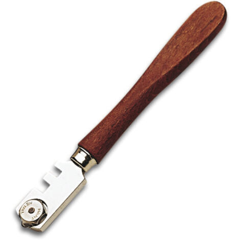 Cortador de vidrio para espesores de vidrio de 3-6 mm con mango plano en H SILBERSCHNITT