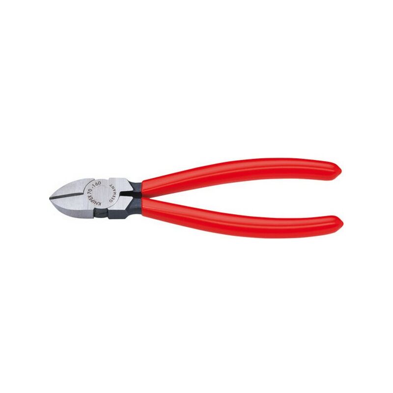 

Knipex - Pinza cortante lateral, de acero eléctrico al vanadium, cabeza pulido, Asas de tubo de plástico, Largo : 125 mm