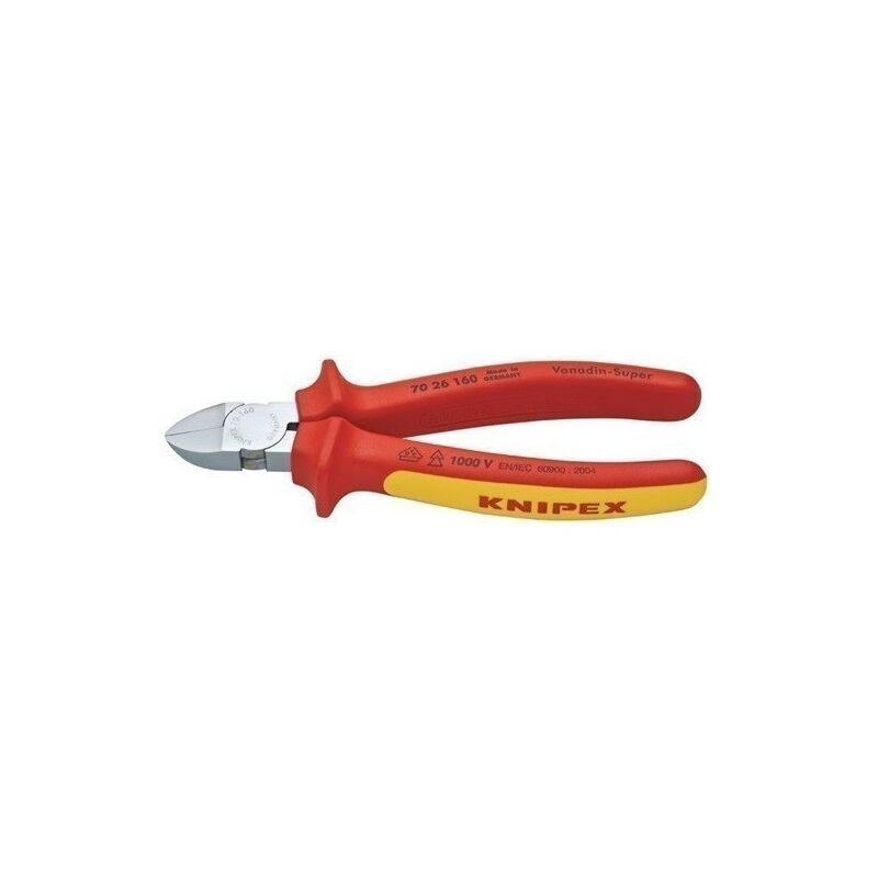 

Knipex - Alicate De Corte Diagonal Longitud 160 Mm Cabeza Cromada Man