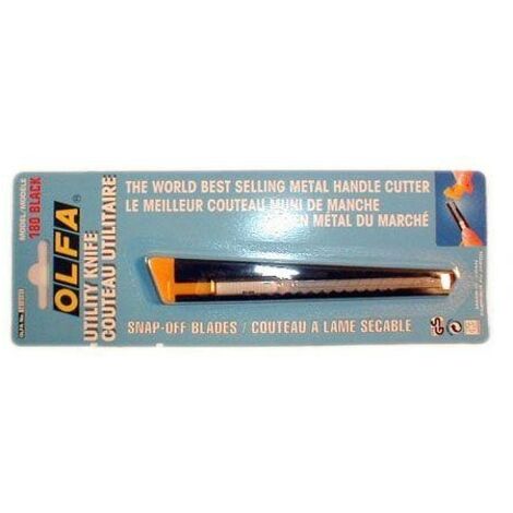 CORTADOR OLFA CUTTER 180 BLACK ANMI