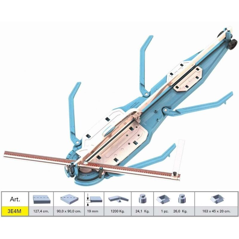 

CORTADORA DE BALDOSAS AZULEJOS PROFESIONAL 127,4 CM SIGMA 3E4M (ex 3E3M)