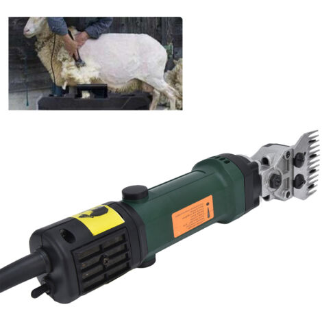 Cortadora de pelo eléctrica para animales, para uso agrícola, cortadora de pelo profesional, 690 W, 6 velocidades, aluminio, presión
