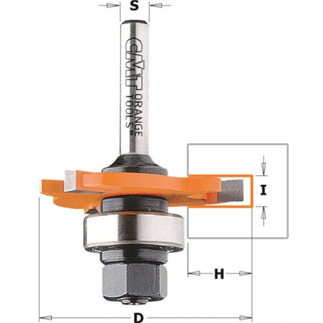Cortadora de ranuras HM-D=47,6 l=6 B=8 MFLS - CMT82236011