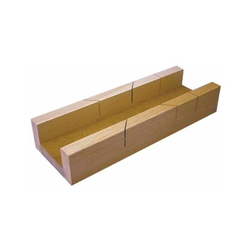 

Cortaingletes haya estrecho barnizado 300 x 75 x 55 mm en "U